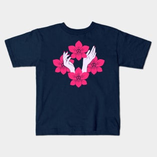 Pink orchid Kids T-Shirt